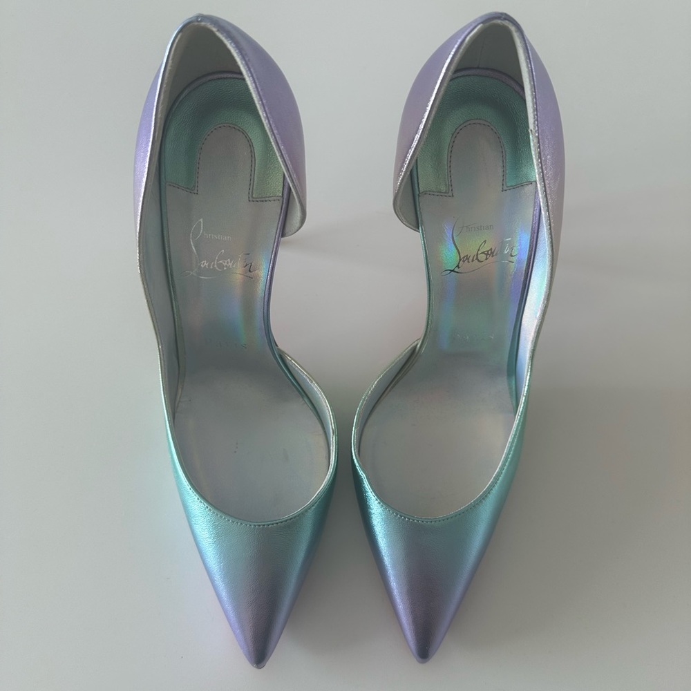 Christian Louboutin So Kate 120 Ombré Metallic Stilettos